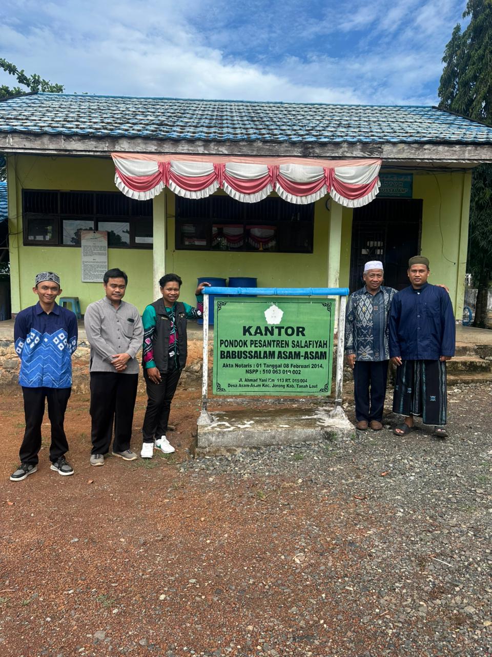 Sosialisasi di Ponpes Babussalam